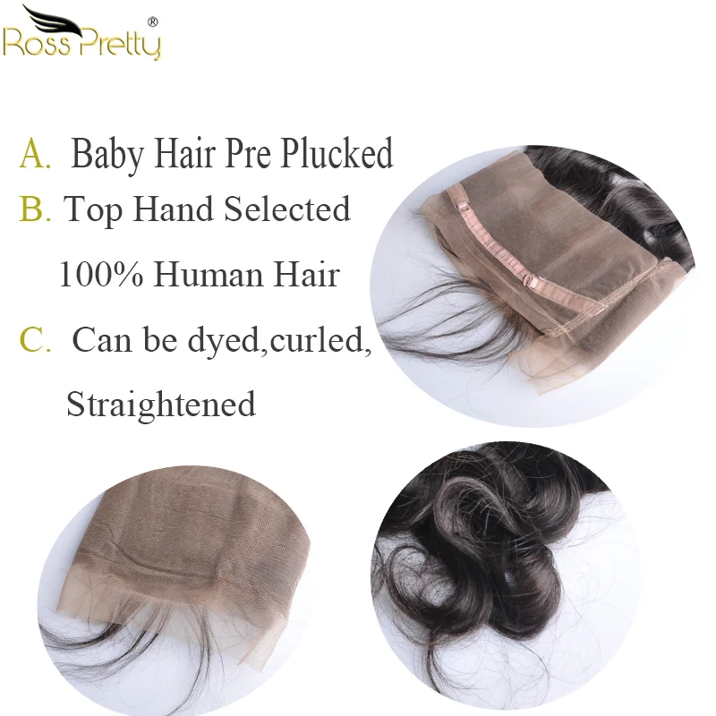 360 FRONTAL body wave hair DETAILS