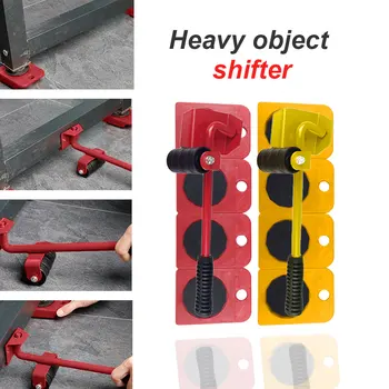 

Herramientas Heavy Object Shifter Furniture Shifter Five-piece Mover Heavy Object Mobile Tool Mover Household Hand Tool Se