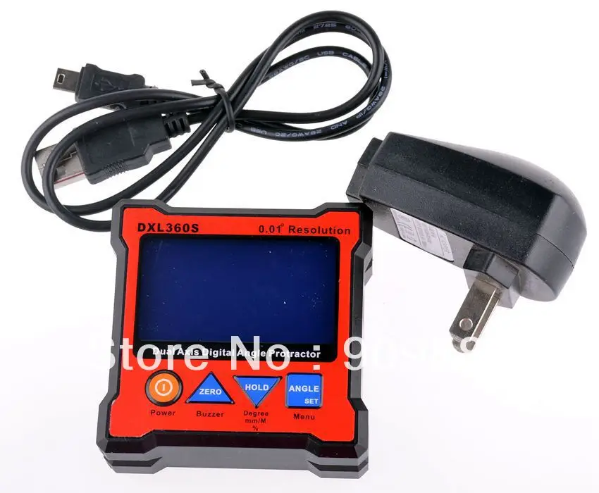 DXL360/S/C V2 Digital Protractor Inclinometer Dual Axis Level Measure