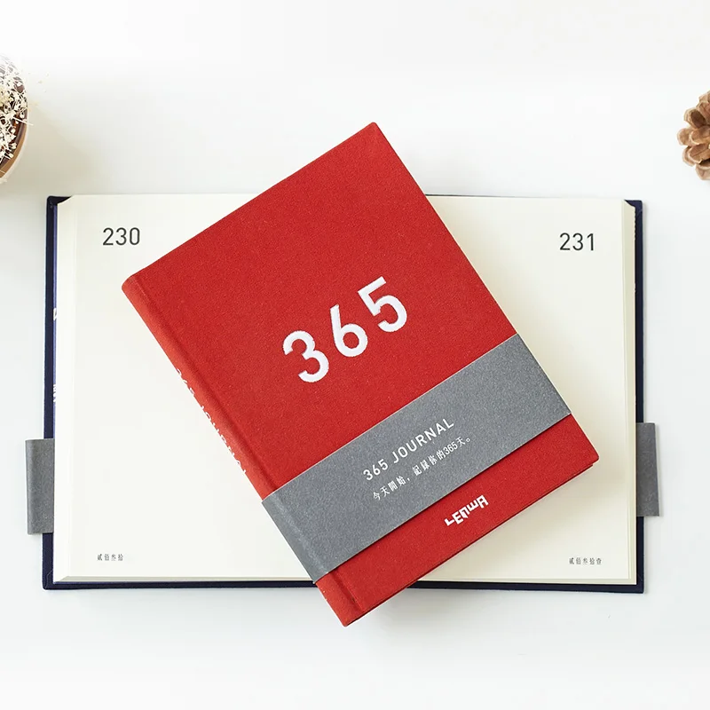 LENWA My Year Planning Book Notebook 365 Cloth Notepad Diary 1PCS LENWA My Year Planning Book Notebook 365 Cloth Notepad Diary 1PCS
