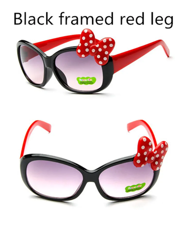 ASOUZ2018 new stylish square bow children's sunglasses UV400 retro luxury brand boy girl colored round cat eye glasses goggles (9)
