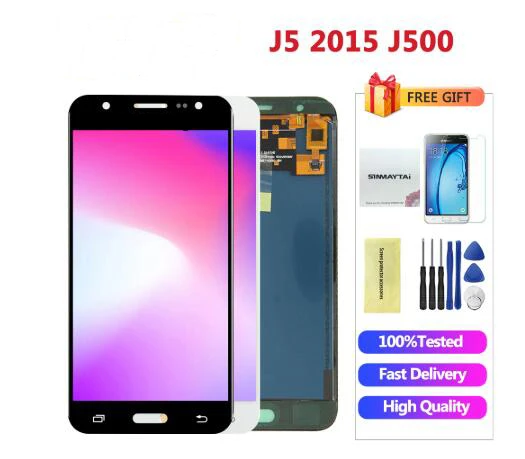 

Adjustable LCD Galaxy J500 2017 For Samsung J5 2015 Display Touch Screen Digitizer J5 J500 J500F LCD Display