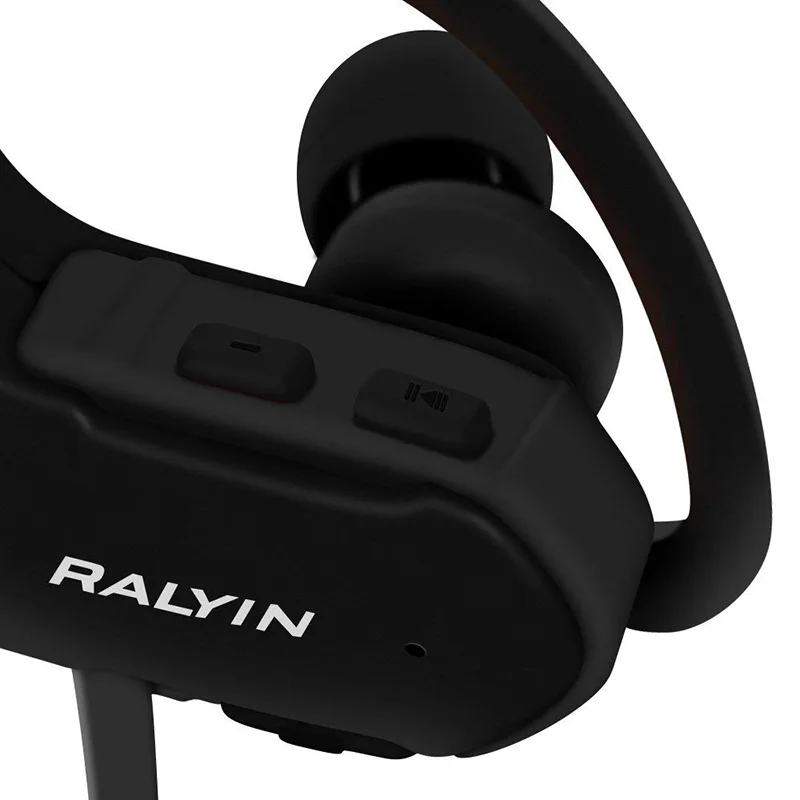 Ralyin bluetooth 4,2 наушники mp3 IPX6 водонепроницаемые беспроводные наушники спортивные басовые наушники с микрофоном для телефона iPhone xiaomi htc