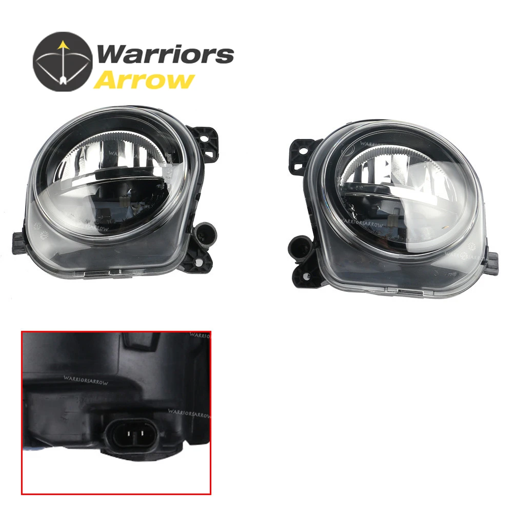 

63177311293 63177311294 For BMW 5 Series 528i 535i 550i 2014 2015 2016 Fog Light Lamp LED Pair Front Left+Right Side