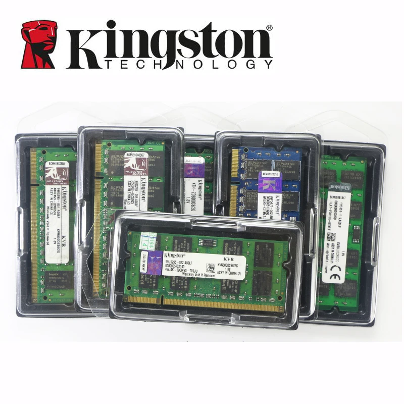 Kingston ноутбук Оперативная память DDR2 800 667 МГц PC2-5300S pc2 5300 DDR3 1333 1600Mhz 1 ГБ 1G 2G B 2G 4GB 4G(2 шт* 2G B) PC3 10600