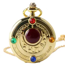 Famous Fashion Colorful Anime Sailor Moon Series Gift Women Lady Girl Quartz Pocket font b Watch