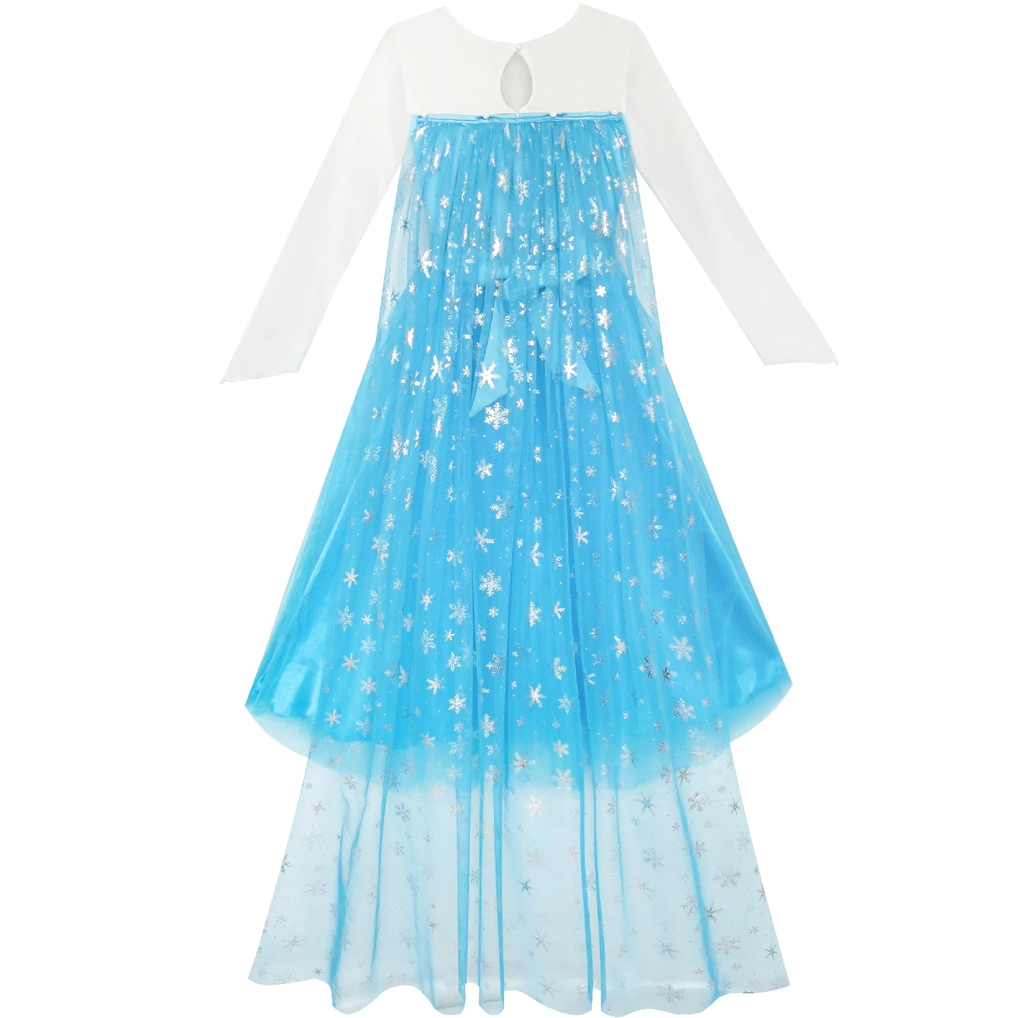 Sunny Fashion платья для девочек новогодние костюмы Цветок Девушка Платье Мультфильм