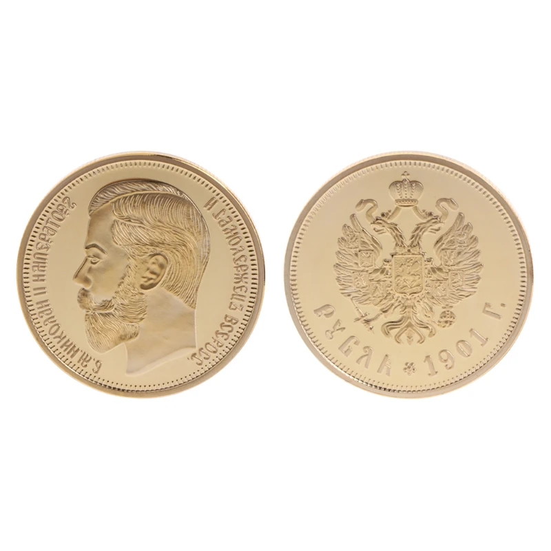 Commemorative Coin Russian 1901 Collection Arts Gifts BTC Bitcoin Alloy Souvenir Commemorative Coin Russian 1901 Collection Arts Gifts BTC Bitcoin Alloy Souvenir