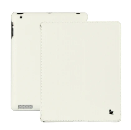 Jisoncase для ipad 4 3 2 ipad Чехол флип-чехол Подставка для планшета дизайнерские ультра тонкие кожаные чехлы и чехол s ipad 9,7 чехол - Цвет: Белый