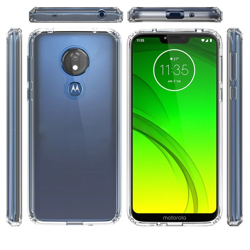 Для Moto G7 power Чехол G 7 G7 power Crystal Bumper прозрачный жесткий акриловый чехол для телефона Motorola Moto G7 power чехол для телефона s 6,2