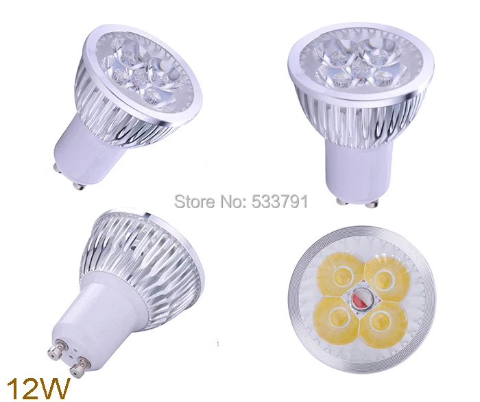 10x Cree GU10 led 9 Вт 12 Вт 15 Вт ГУ 10 cob Светодиодная лампа AC85-265V CE/RoHS теплый/холодный белый