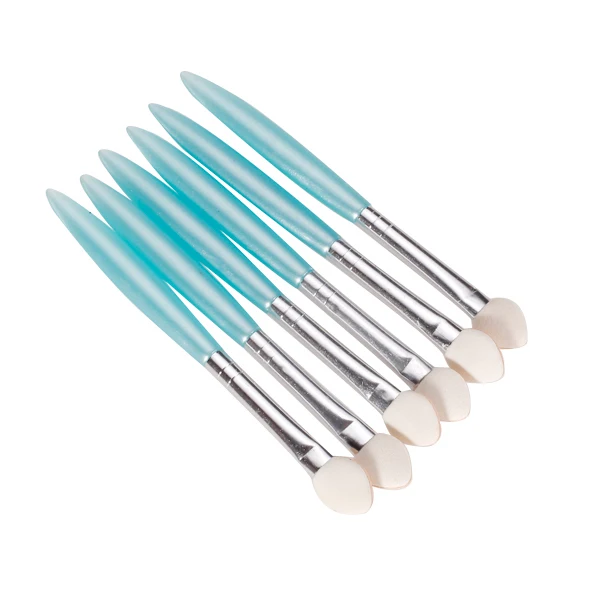 6Pcs Eye Eyeshadow Sponge Brushes Applicators Makeup Tools Handle One-ended Soft Foam Tip Make Up Accessories