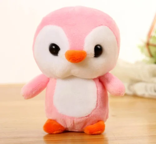 4 цвета-милый прибл. 12 см Пингвин плюшевая мягкая игрушка, брелок пингвин подарок Свадебная вечеринка плюшевая игрушка - Высота: 3