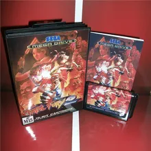 Fatal Fury 2 EU чехол с коробкой и руководством для sega Megadrive Genesis Видео игровой консоли 16 бит карты