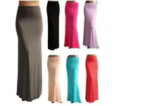 2017 Solid Women Spring Skirt Long Length High Thin Waist Slim Sexy Beach Skirt Trumpet Mermaid Skirt ruched high waist maxi trumpet skirt
