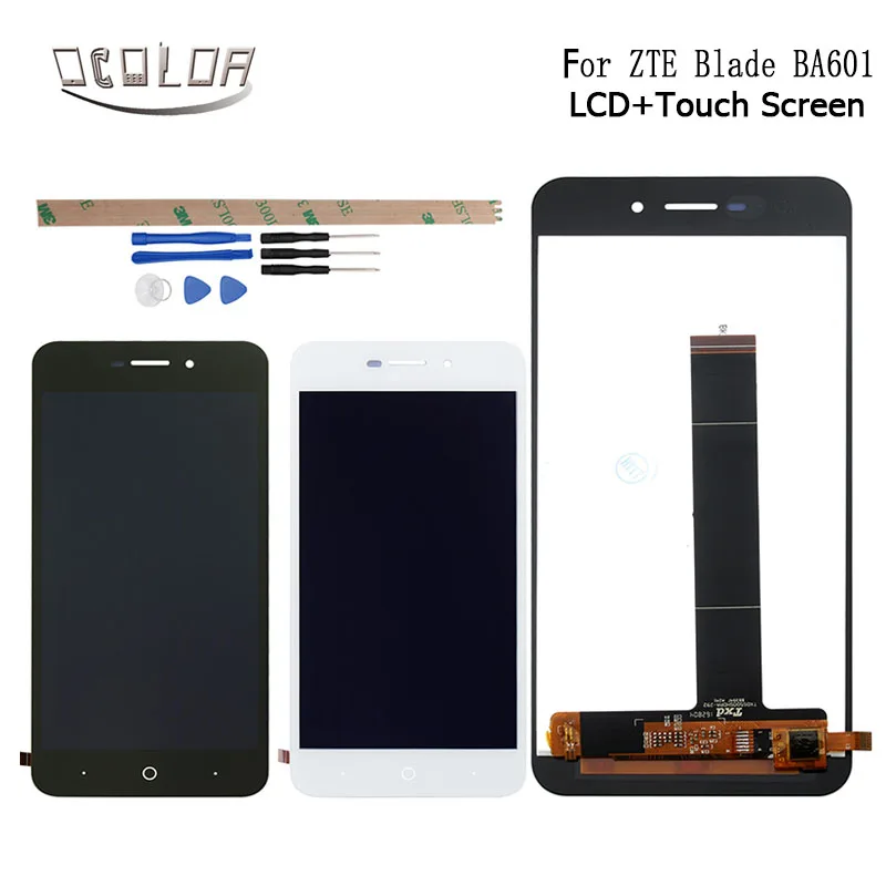 Ocolor для zte Blade A601 BA601 ЖК + сенсорный экран дигитайзер Замена инструменты и клей