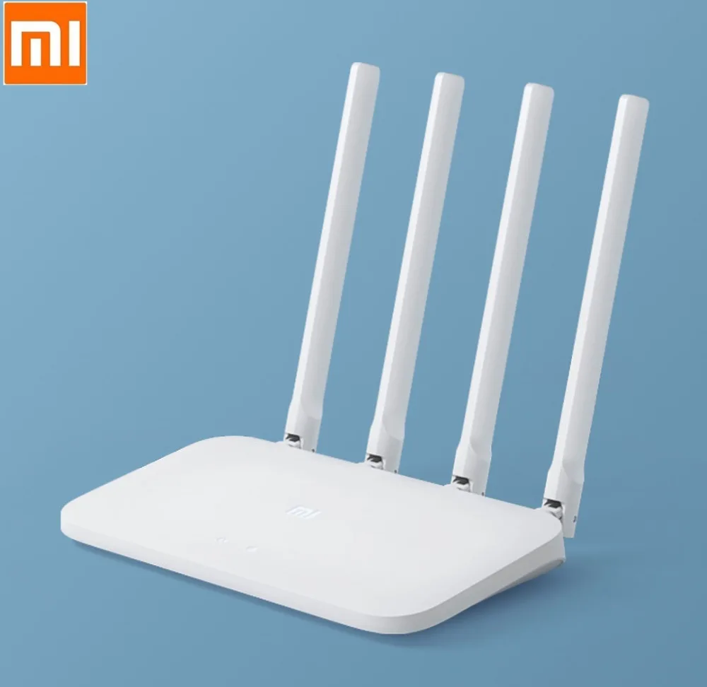 

Xiaomi Mi WIFI Router 4C Repeater 64MB RAM 802.11 b/g/n 2.4G 300Mbps Wireless Routers Four Antennas Smart APP Control Band