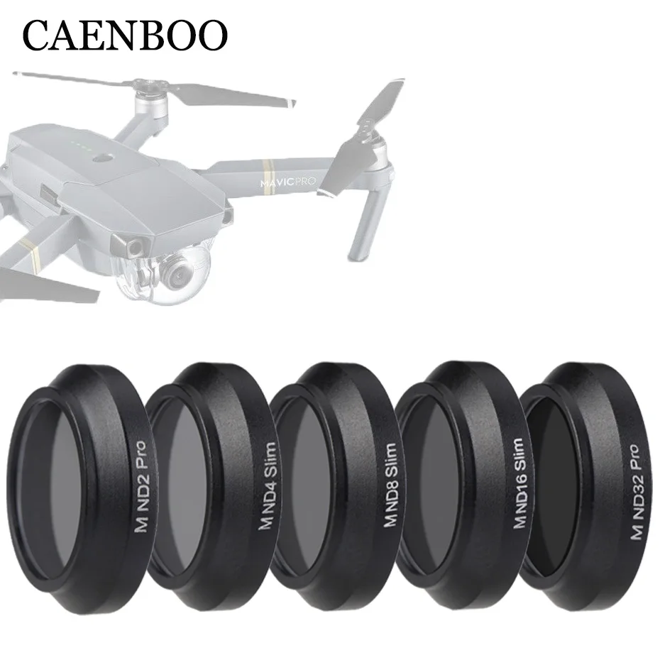 

CAENBOO For DJI Mavic Pro Professional Platinum Neutral Density Lens Filter ND4 ND8 ND16 ND32 ND2 Set Filters Drone Accessories