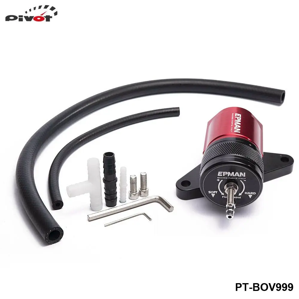 Tansky  Car Sport Intercooler Recirculating Blow Off Valve BOV Kit Red & Black For Subaru STi 01-15 Turbo/Intercooler TK-BOV999