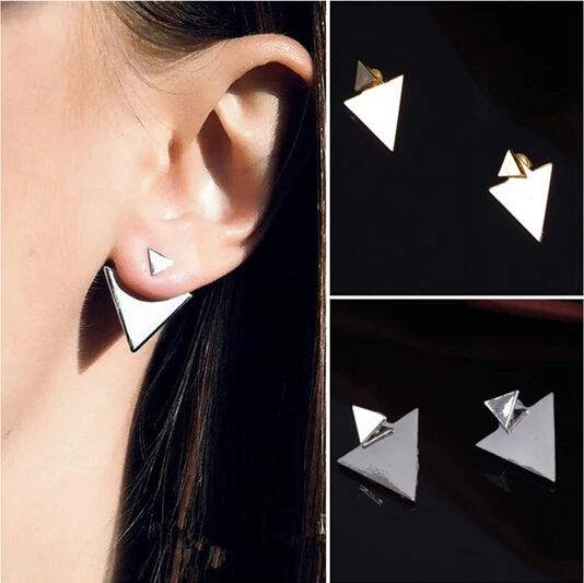 

Wholesale Women Triangle Earrings Punk Jewelry Stud Earrings for Women