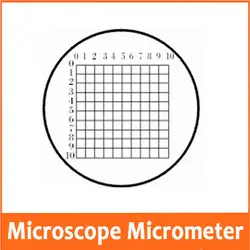 Дел = 0,5 Стекло слайд шкала измерения микроскоп микрометра калибровки для микроскопа этап окуляра объектива