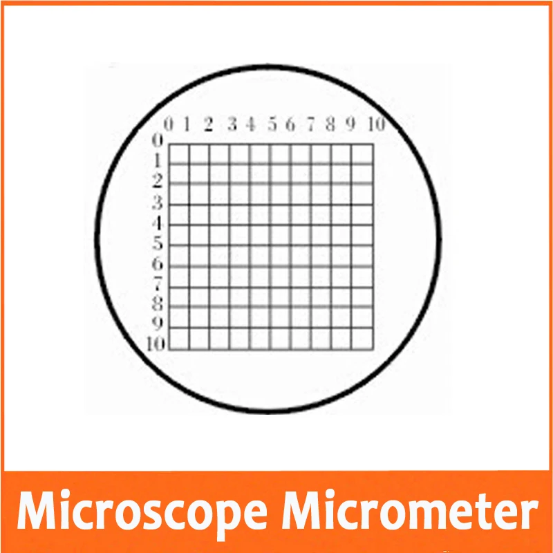 DIV=0.5 Glass Slide Scale Measuring Microscope Micrometer Calibration