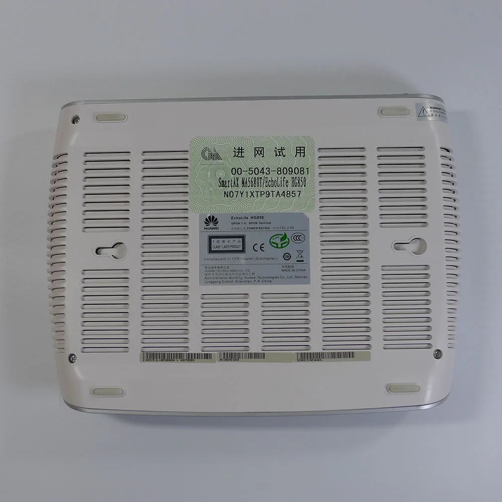 Вход Hua wei echolife SC/APC HG850 GPON ONU с 4 портами Ethernet и 2 голосовыми портами|Оптоволоконное