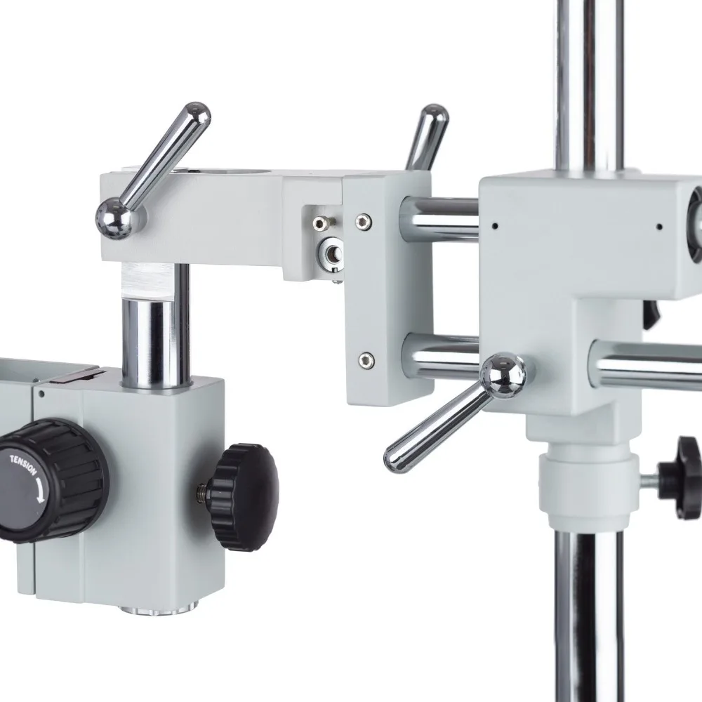 Microscopio Estereoscópico AmScope 3.5X-45X Con Soporte De Brazo Doble - Ideal Para Laboratorio Y Odontología