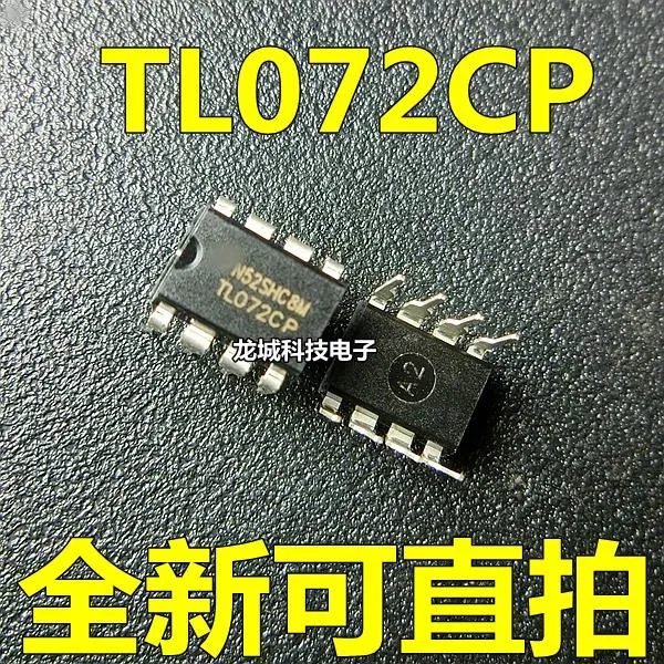 

TL072CP TL072 Dual Operational Amplifier JFET DIP-8