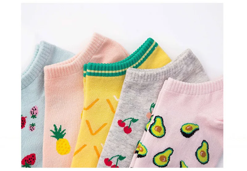 Корейские забавные Женские носочки, креативные носки с авокадо, вишней, арбузом, Calcetines Skarpetki Meias Harajuku, хипстерские носки Skarpety Sox