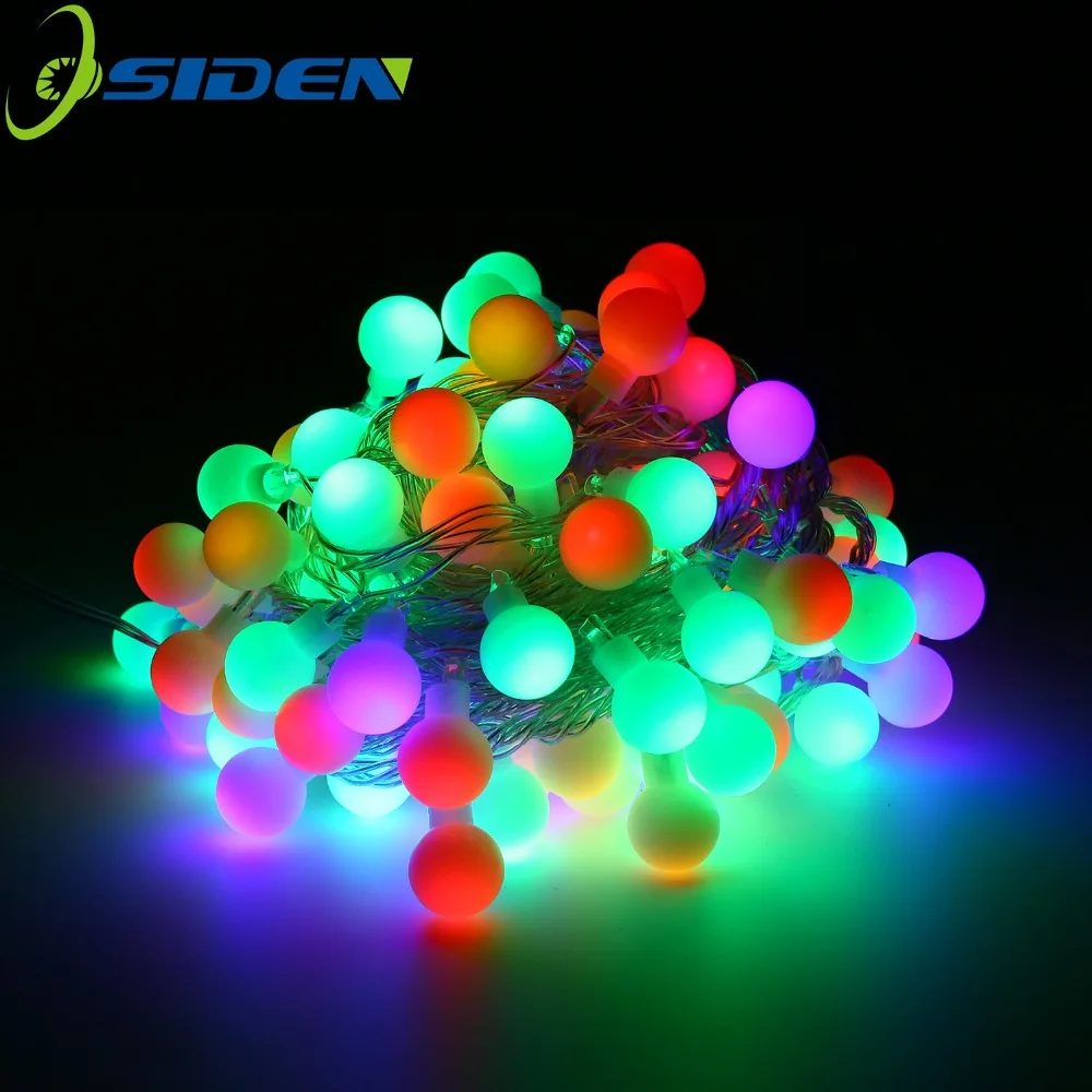 10m LED string lights 20M 200 LEDs 5m 110V 220V Waterproof IP65 Outdoor ball Christmas Lights Holiday Wedding Party Decotation