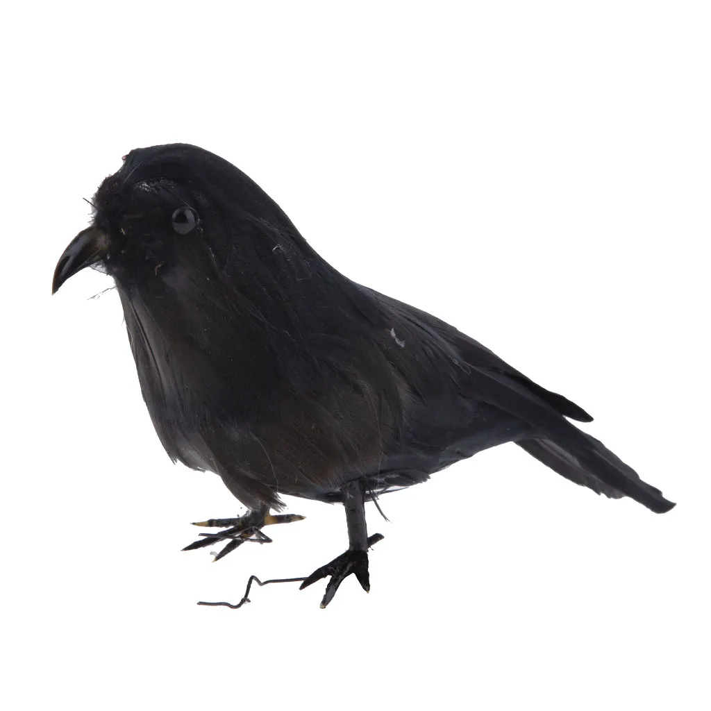 MagiDeal 5inch Artificial Feathered Foam Birds Statue Festival Party Decorative Ornament Shelf Display Art Craft