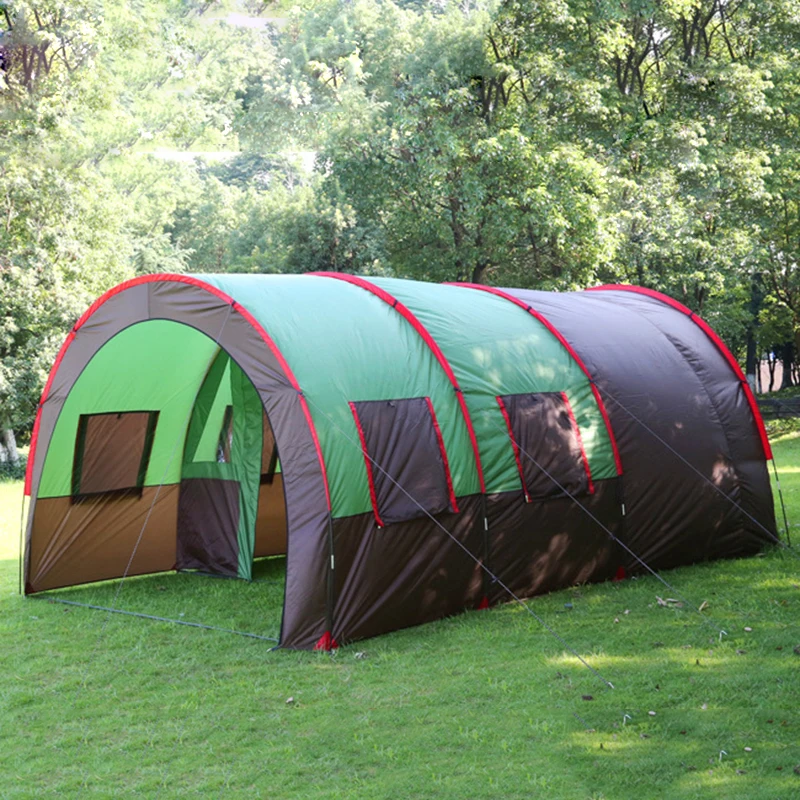 

Camping Tents Double Layer Waterproof Windproof Outdoor Tent For Family Hiking Fishing Hunting Beach Picnic Hot ZDJ0280