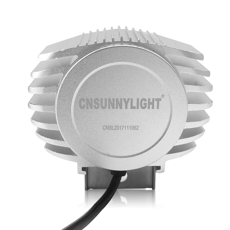 CNSUNNYLIGHT 2 шт. водонепроницаемый Светодиодный прожектор для мотоцикла 6 Вт 1000Lm XML-T6 белый скутер/велосипед Алюминиевый противотуманный DRL налобный фонарь