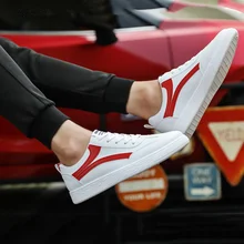 Мужская Вулканизированная обувь; дышащие легкие трендовые простые универсальные кроссовки на плоской подошве со шнуровкой; мужская повседневная обувь для взрослых;