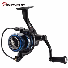 Piscifun спиннингом 6,2: 1 Шестерни соотношение 10+ 1 подшипн двойным уплотнением сопротивление воздуха ротора оплетка готов Алюминий Рыболовная катушка