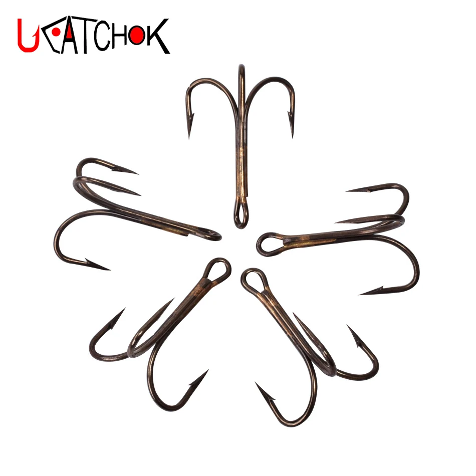 

5pcs/pack big Size Fishing hook Genuine French VMC Triple-anchors hook deep-sea big game fishing treble fishhook fishing tackle