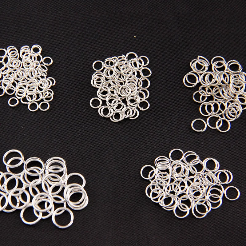 4 16mm Gold Link Loop Open Jump Ring For Diy Jewelry Marking Findings Connector Silver Accessories Necklace Bracelet|Принадлежности