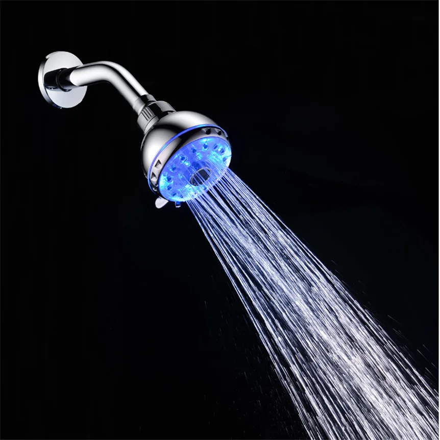 

Lovely Pet New 1pc Hand Shower Home Bathroom RGB 7 Colorful LED Light Water Bath Bathroom Filtration Shower drop shipping 70705&