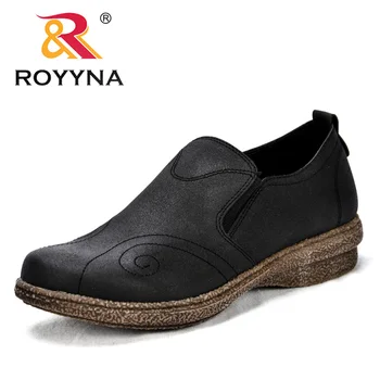 

ROYYNA New Popular Style Women Casual Shoes Synthetic Slip-On Female Flats Outdoor Durable Outsole Lady Leisure Shoes Light