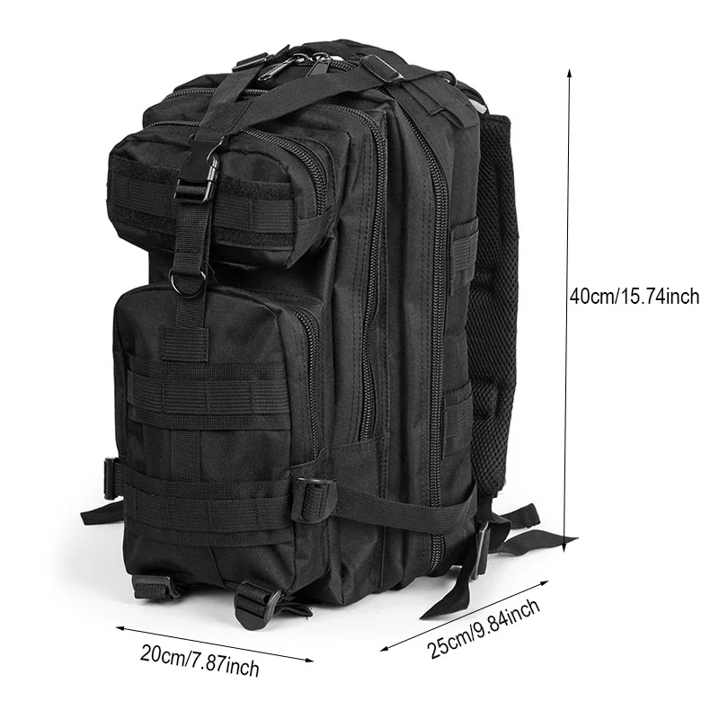 600D нейлоновый армейский тактический рюкзак Водонепроницаемый Molle на открытом
