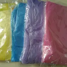 Туристические тренировочные лагерные принадлежности нетоксичное сырье ПЭ смешанные цвета одноразовый дождевик