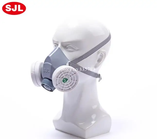 Brand New Design Gas Mask Anti Dust Paint Respirator Chemical Gas Protection Filter Face Mask Spray Paint Pesticide mask silicone respirator gas mask pesticide pintura full face carbon filter mask paint spray gas boxe protect mask free shipping