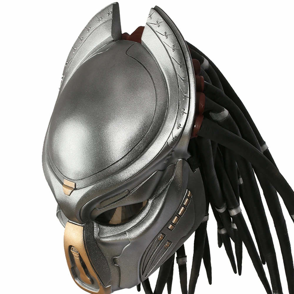 Маска Coslive Alien Predator Wolf шлем на всю голову для взрослых люкс мягкая смола бренд
