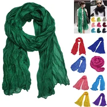 Зимний женский шарф, элегантные роскошные брендовые шарфы, одноцветные женские шарфы, аксессуары, женские шарфы Bufandas Invierno Mujer