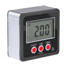 Цифровая сеть Прецизионный Цифровой Инклинометр водонепроницаемый уровень конический ящик рамка транспортир магнитные измерительные инструменты#19/6