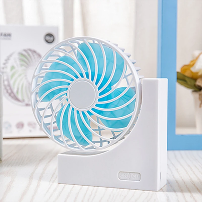 Portátil mini lechón USB ventilador recargable ventilador con Vane ABS eléctrico litio pedestal ventilador derecho cuchillas