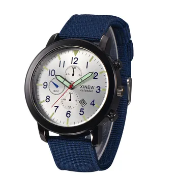 

Superior XINEW Mens Military Quartz Army Watch Black Dial Date Luxury Sport Wrist Watch Luminous relogio masculino Oct 11