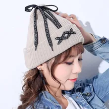 BING YUAN HAO XUAN модные шнурки женская шапка теплая зимняя вязаная кепка унисекс для женщин Мужская зимняя шапка с черепами s Женская шапка