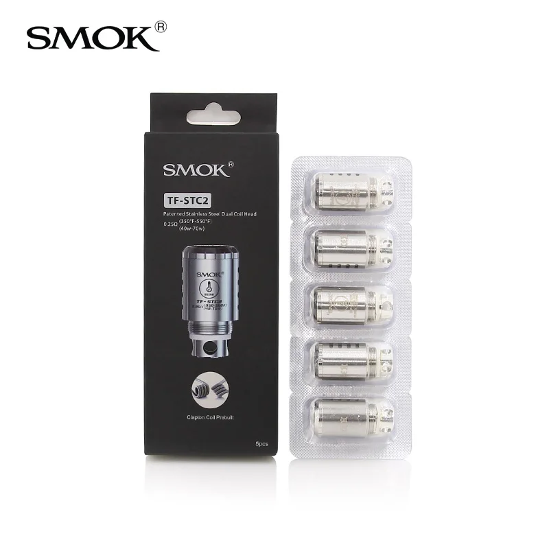 

100% Original Smok TF-STC2 Coil TFV4 STC2 Coil 0.25ohm core for TFV4 Mini TANK